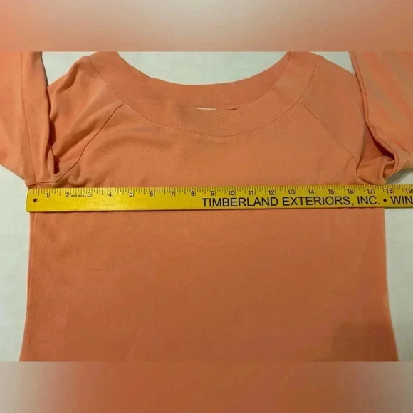 Talbots Women’s Peach Fitted Sweater Shirt. Soft/Comfortable. Summer Chic Sz Med - Picture 8 of 8